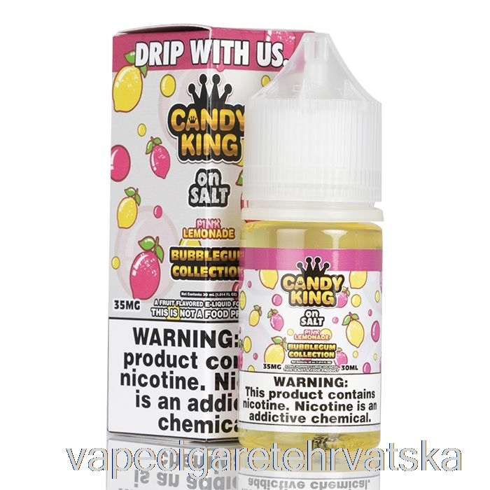 Vape Hrvatska Pink Lemonade Bubblegum Collection - Candy King On Salt - 30ml 50mg